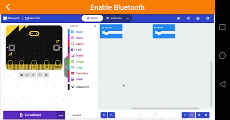 EV-microbit android App screenshot 2